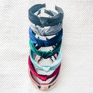 Velvet Knot Headbands - set of 8 assorted colors